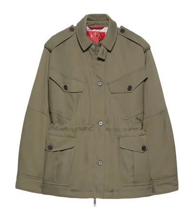 Max & Co . Collared Jacket In Green