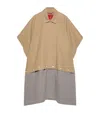 Max & Co . Contrast-panel Raincoat In Multi