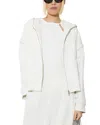 Max & Co . Convertible Hooded Jacket In White
