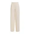 Max & Co Corduroy Wide-leg Trousers In Neutral