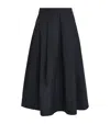 Max & Co Corollo Midi Skirt In Blue