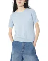 Max & Co . Cotton & Cashmere Crewneck Sweater In Blue