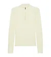 Max & Co Cotton-blend Rib-knit Sweater In Neutral