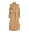 Max & Co Cotton-blend Trench Coat In Brown