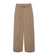 Max & Co . Cotton Drawstring Trousers In Grey