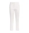 Max & Co Cotton Gabardine Slim Trousers In White
