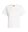Max & Co Cotton-linen T-shirt In White