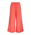 MAX & CO MAX & CO. COTTON POPLIN CROPPED TROUSERS
