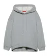 Max & Co Cotton Relaxed Hoodie In Gray