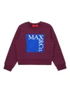 Max & Co Cotton Sweatshirt In Red