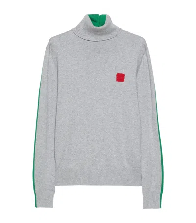 Max & Co . Cotton-cashmere Sweater In Gray