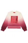 Max & Co Crewneck Sweatshirt With Logo In Pink