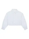 Max & Co Camicia Boxy In Popeline In White
