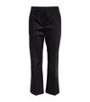 MAX & CO CROPPED STRAIGHT-LEG TROUSERS