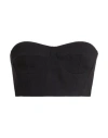 Max & Co . De-coated Adr Woman Top Black Size 10 Polyester