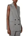 Max & Co . Didy Woman Blazer Grey Size 10 Virgin Wool In Melange Gray