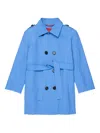 DOUBLE-BREASTED LOGO-BUTTONS TRENCH COAT