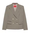 Max & Co . Double-breasted Blazer In Beige