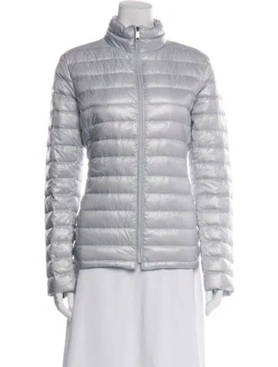 Pre-owned Max & Co Down Jacket In Grey
