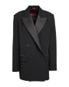 Max & Co . Durata Woman Blazer Black Size 10 Polyester, Viscose, Elastane