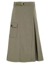 Max & Co Wrap Midi Skirt In Green