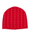 Max & Co Embellished Beanie In Red