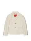 Max & Co 로고 자수 블레이저 In Neutral