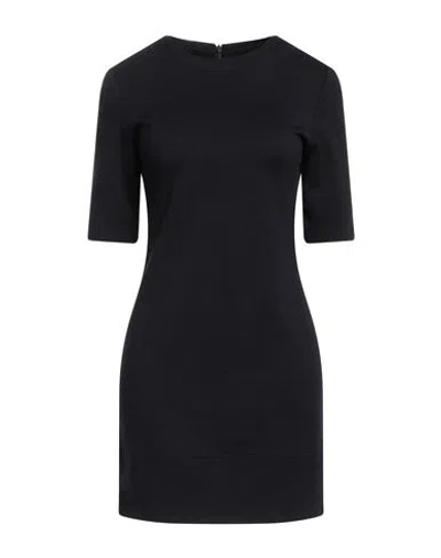 Max & Co . Felicia Woman Mini Dress Black Size L Acrylic, Wool
