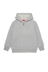 Max & Co Cotton Zip-up Hoodie In Gray
