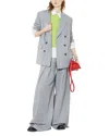 Max & Co . Flannel Trousers In Gray