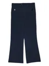 Max & Co Flared Tailored Trousers In Blue