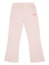 Max & Co Fleece Bootcut Pants In Pink