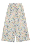 Max & Co Floral-print Trousers In White