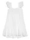 Max & Co Floral-lace Cotton Dress In White