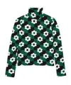 Max & Co Floral-print Long-sleeve T-shirt In Green