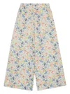 Max & Co Floral-print Trousers In Neutrals