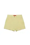 Max & Co Shorts Formali Con Piega In Yellow