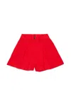 Max & Co Formal Shorts With Logo On The Back In Red