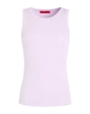 Max & Co Cotton Tank Top In Purple