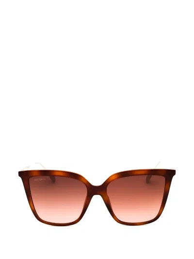 Max & Co Gradient-lenses Sunglasses In Pink