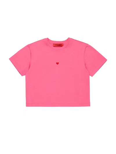 Max & Co . Heart Mini T-shirt In Pink