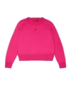 Max & Co Heart-motif Knitted Jumper In Pink