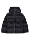 Max & Co Hooded Puffer Jacket In Black