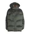 Max & Co Hooded Puffer Jacket In Green