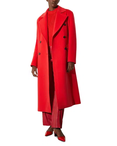 Max & Co . Incerta Wool Coat In Red