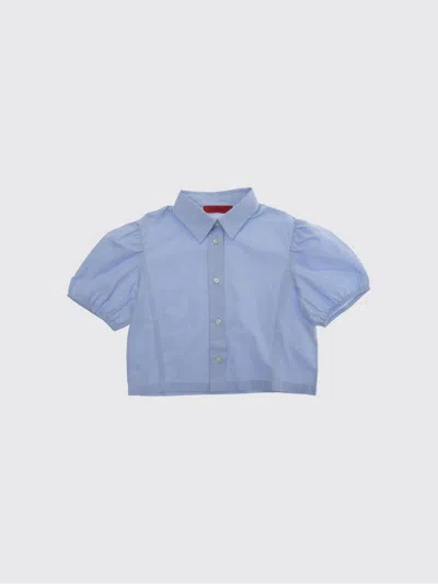 Max & Co. Kid Shirt Kids Color Gnawed Blue
