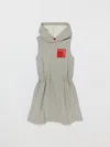 Max & Co. Kid ドレス  ボーイ カラー グレー In Gray