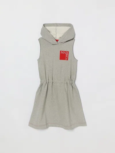 Max & Co. Kid ドレス  ボーイ カラー グレー In Gray