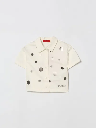 Max & Co. Kid Polo Shirt Kids Max&co. Kid In White