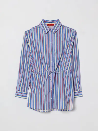 Max & Co. Kid Shirt  Kids Color Blue